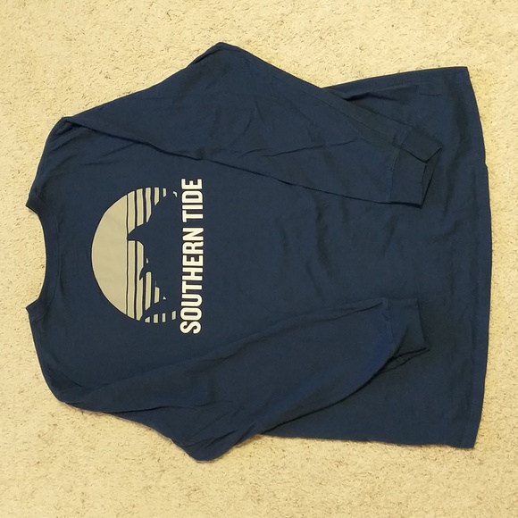 Men's Southern Tide Long Sleeve Shirt - Picture 7 of 8